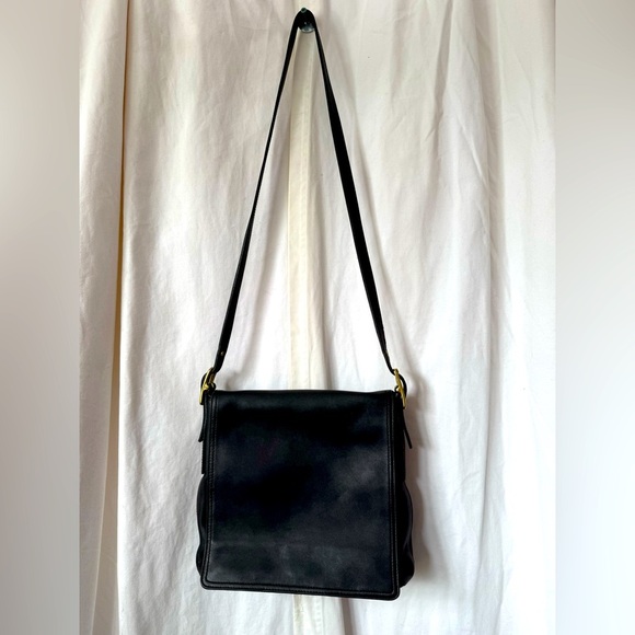 VTG Coach Monterey Long Flap Crossbody EUC 9829 Black Made in Costa Rica 1991 - Picture 1 of 7